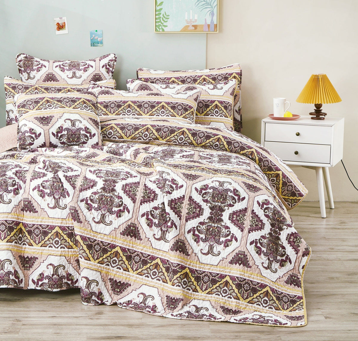DaDa Oriental Kilim Bedspread Set with Shams