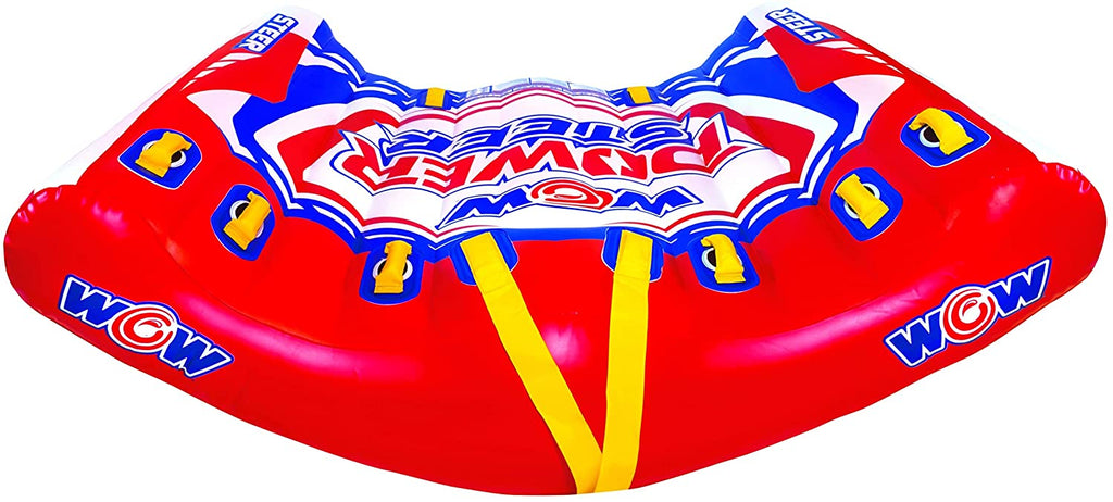 WOW Watersports Power Steer 3 Person 3P Steerable Deck Tube