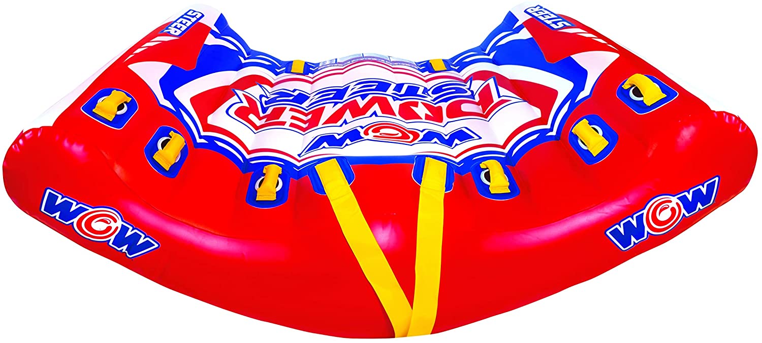 WOW Watersports Power Steer 3 Person 3P Steerable Deck Tube