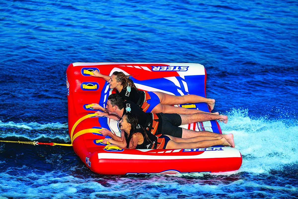 WOW Watersports Power Steer 3 Person 3P Steerable Deck Tube