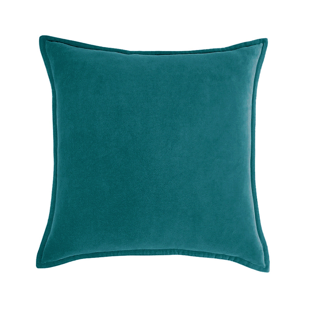 Fancy & Stacy Dark Grey Velvet Pillow Cover with Insert – 20 x 20 in