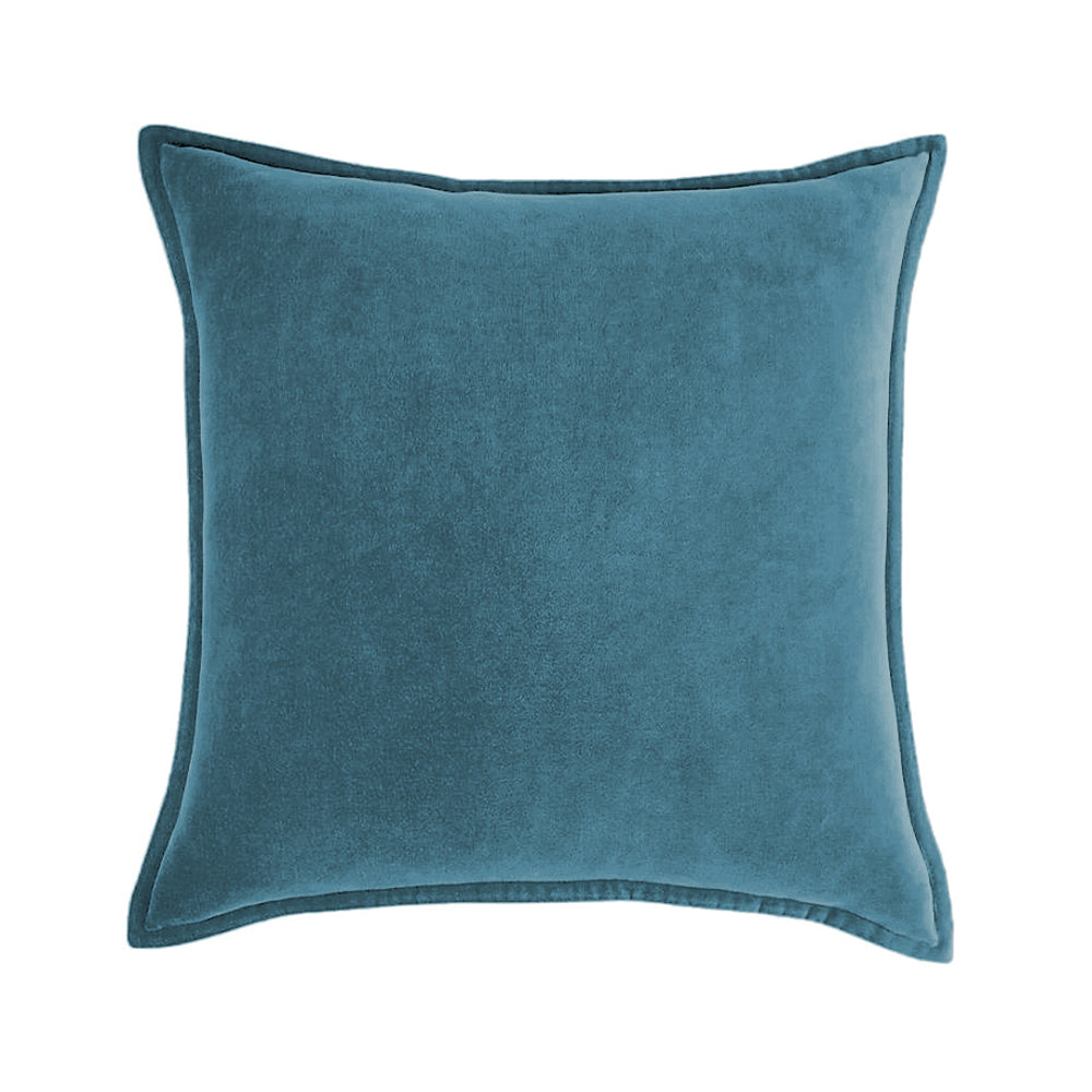 Fancy & Stacy Dark Grey Velvet Pillow Cover with Insert – 20 x 20 in