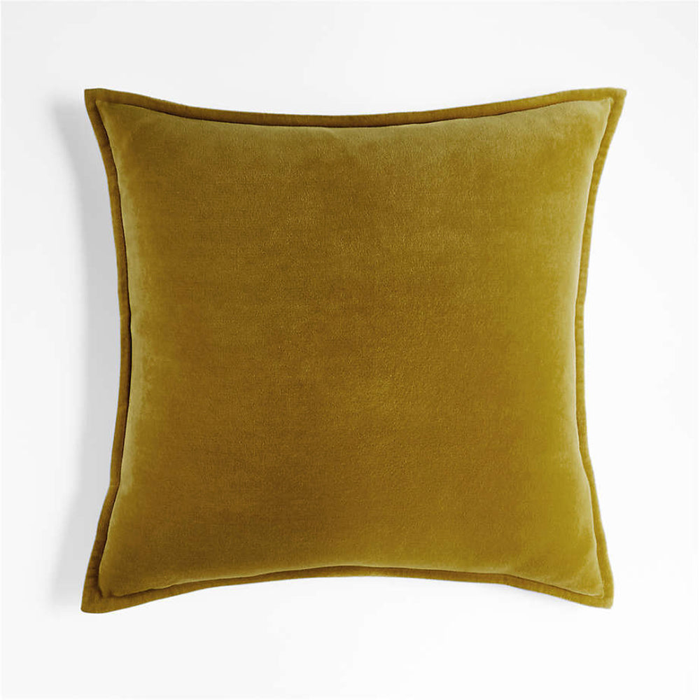 Fancy & Stacy Dark Grey Velvet Pillow Cover with Insert – 20 x 20 in