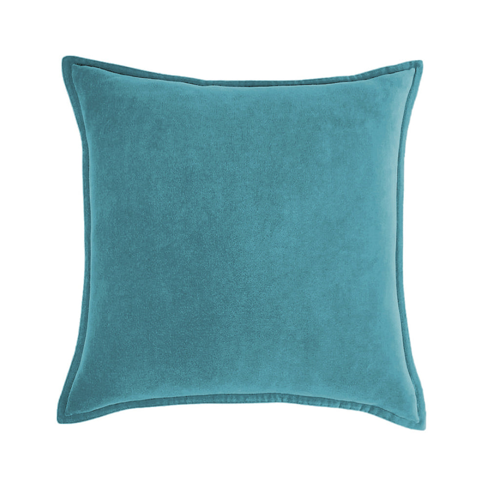 Fancy & Stacy Dark Grey Velvet Pillow Cover with Insert – 20 x 20 in