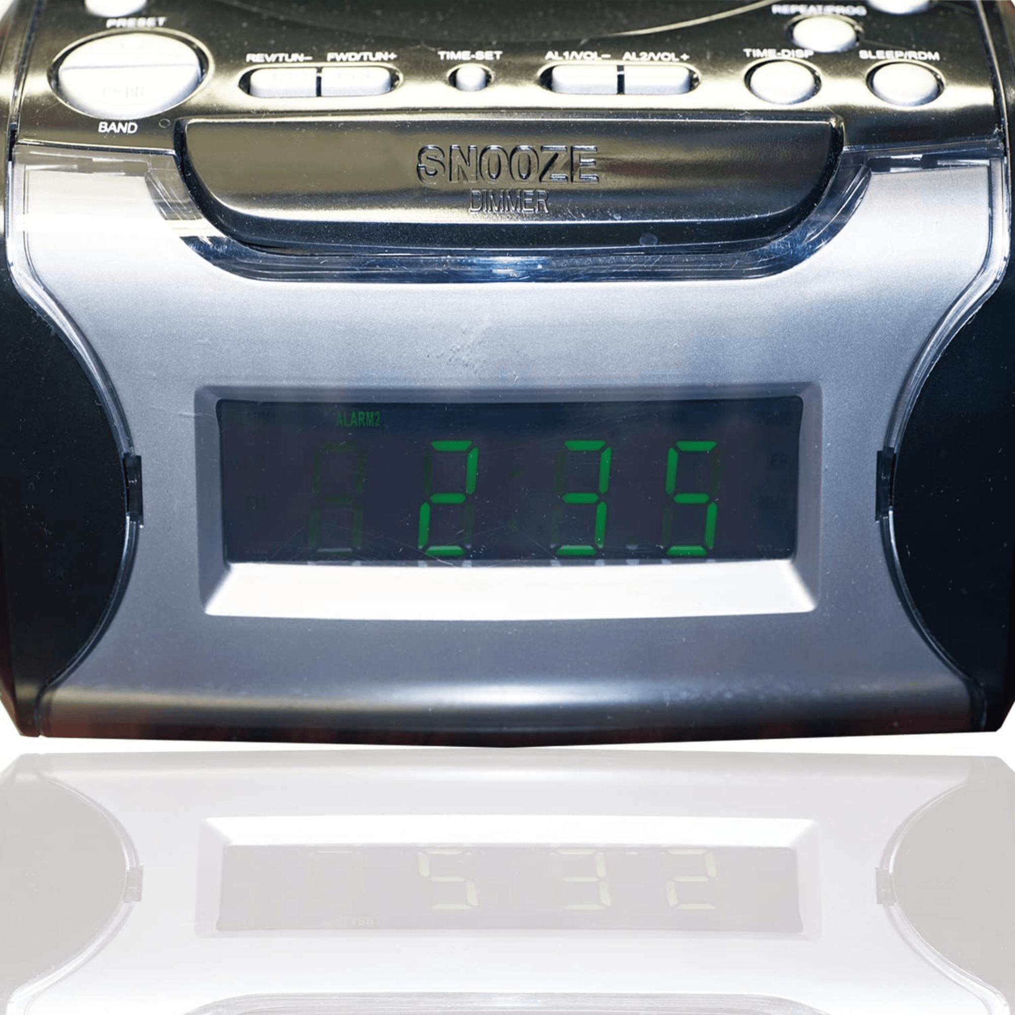 Naxa Dual Alarm Clock Radio CD Player - Refurbished