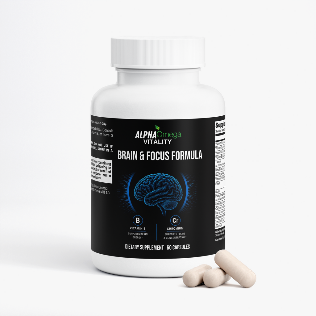 Brain & Focus Formula with A, B, Zinc and Chromium