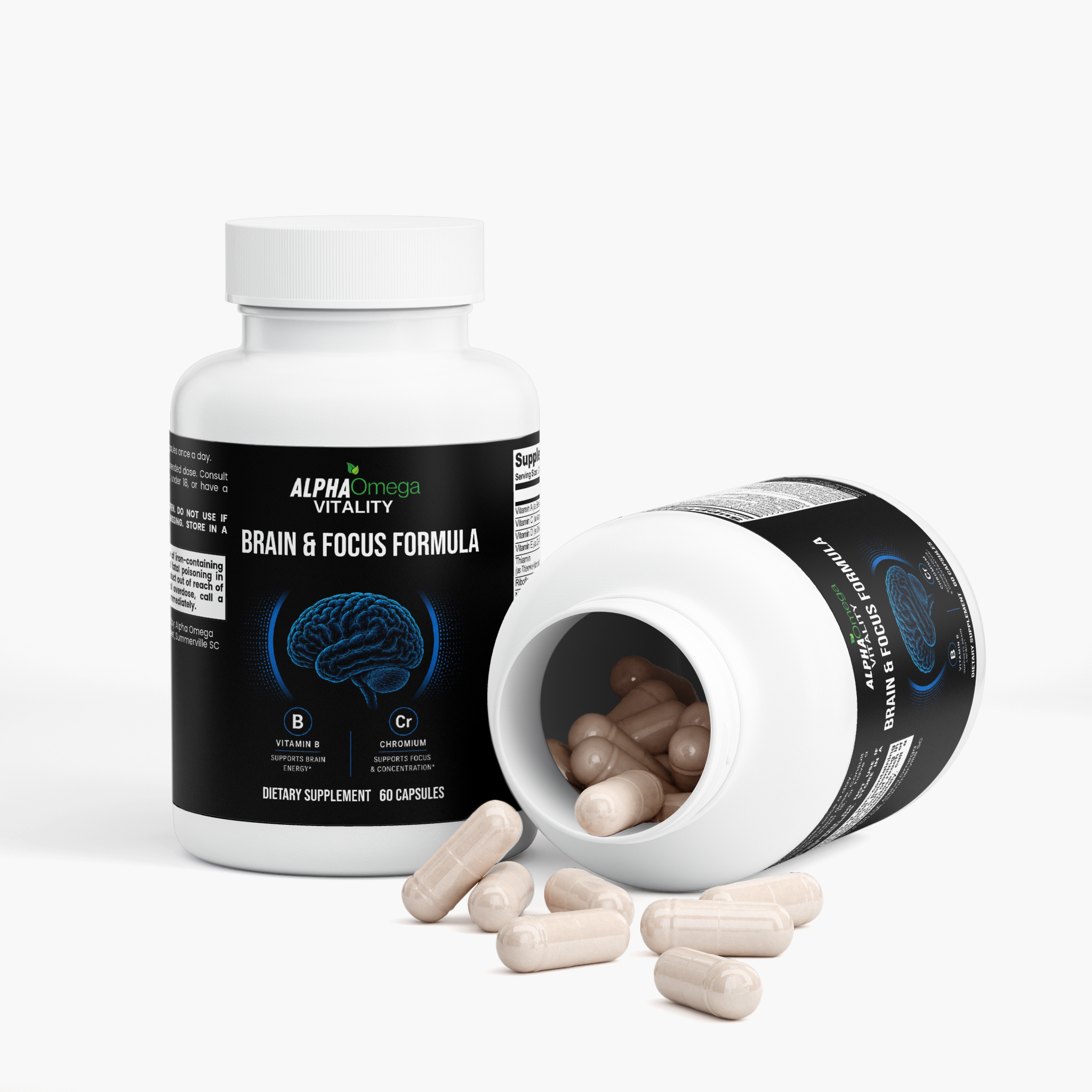 Brain & Focus Formula with A, B, Zinc and Chromium