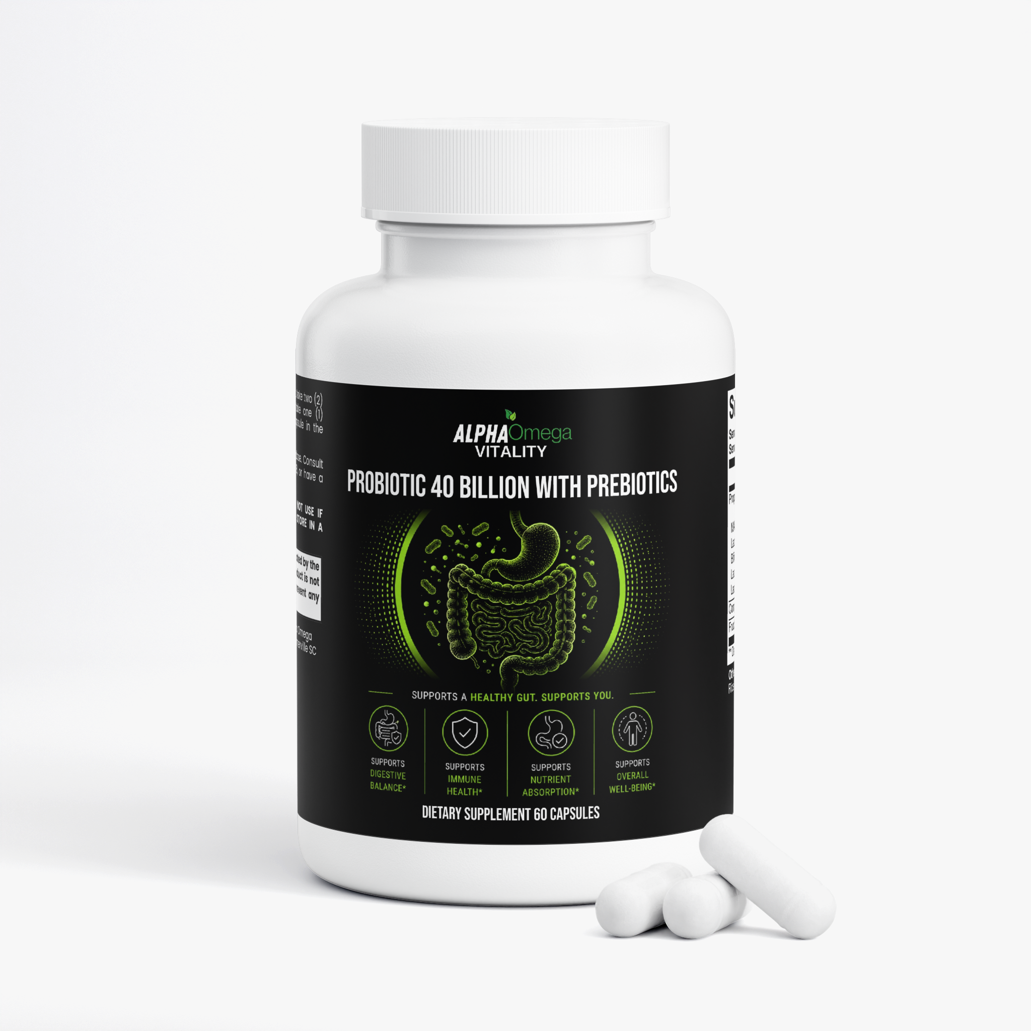 Probiotic 40 Billion with Prebiotics