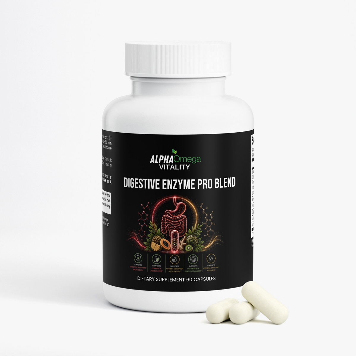 Digestive Enzyme Supplement Capsules