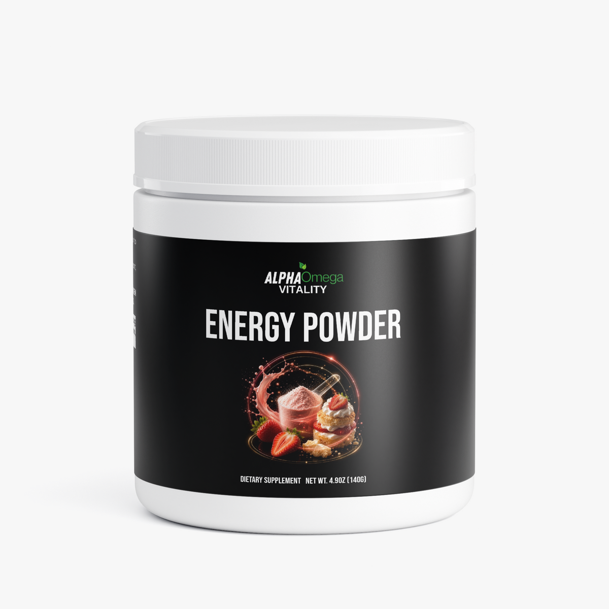 Energy Boost Drink Powder - Strawberry Shortcake
