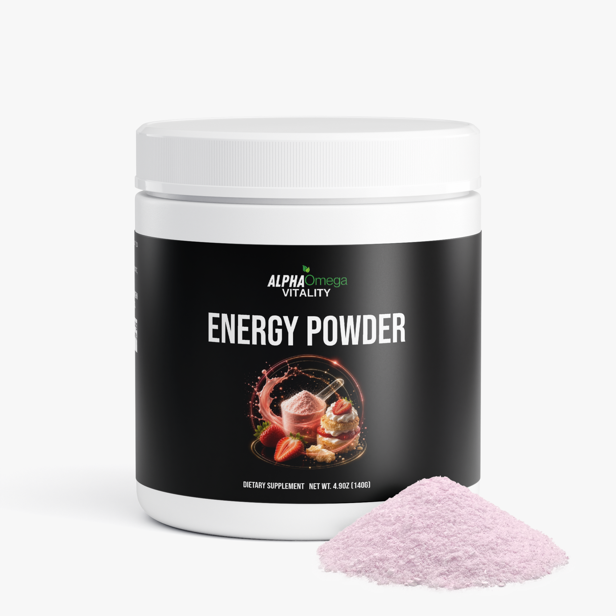 Energy Boost Drink Powder - Strawberry Shortcake