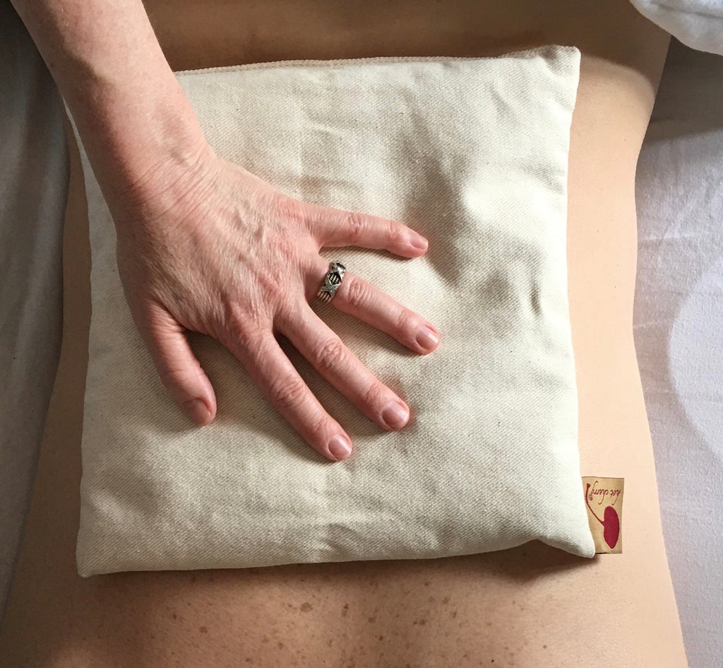 Square Pillow in Natural Denim