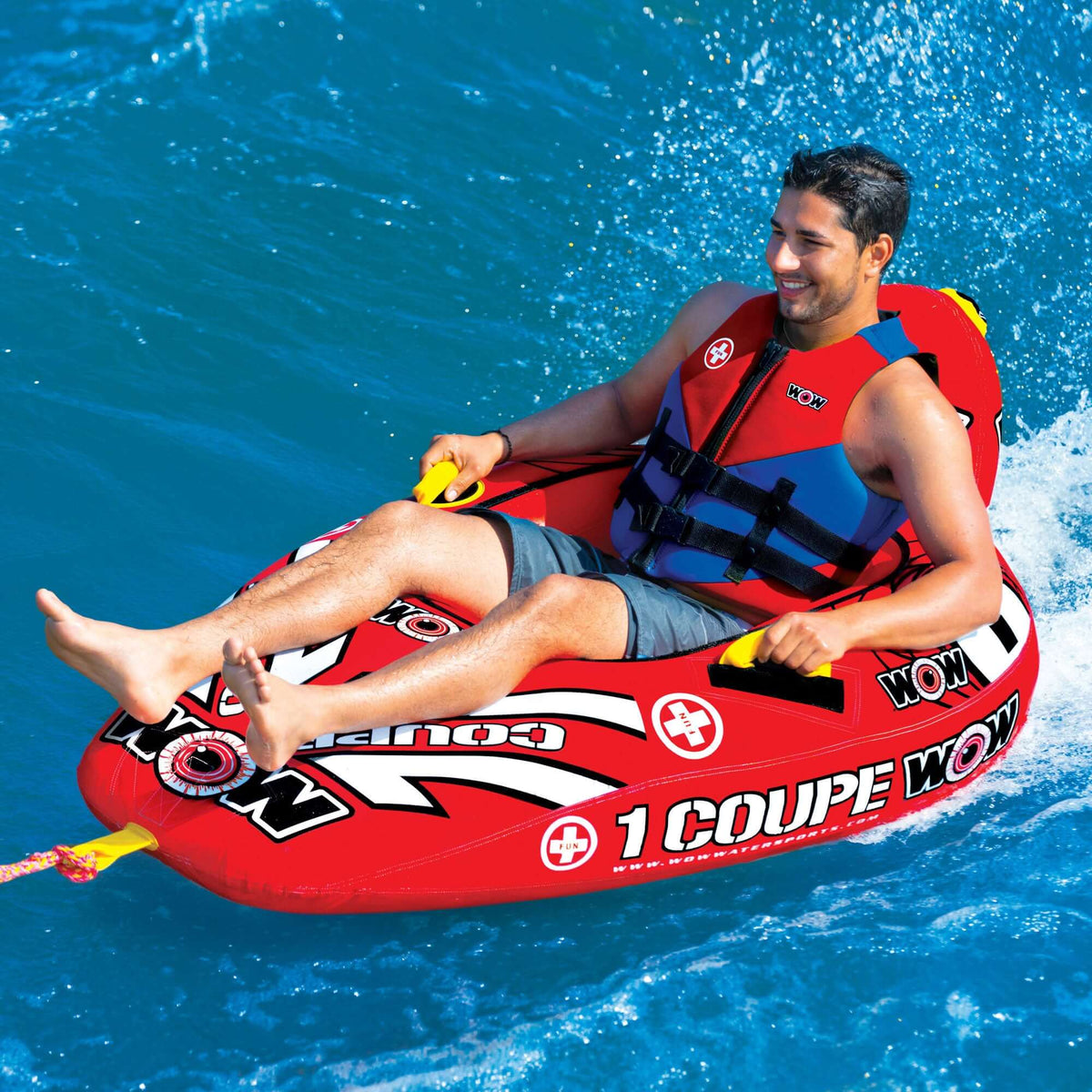 WOW Watersports 1 Person Coupe Cockpit Towable Water Tube