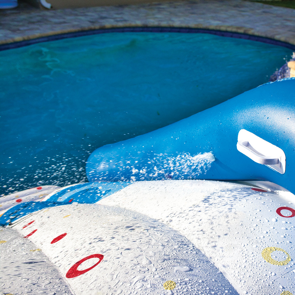 WOW Sports Fruit Fun Soaker Sprinkler Inflatable Slide for In-Ground Pools