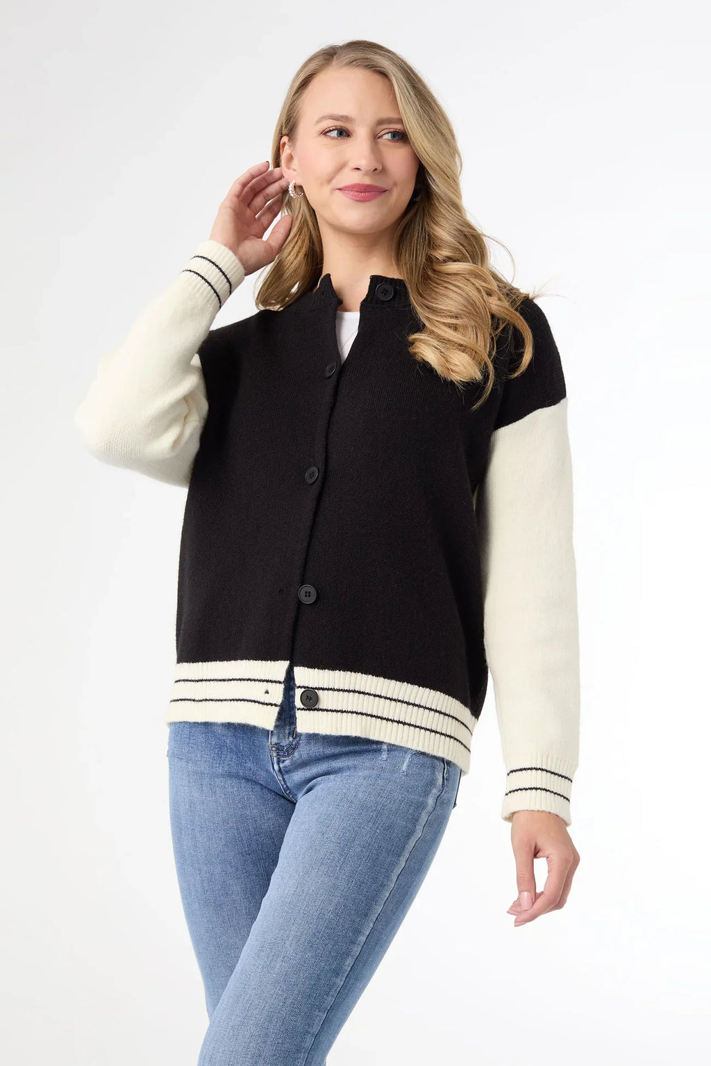 Landry Button Front Cardigan - XXL