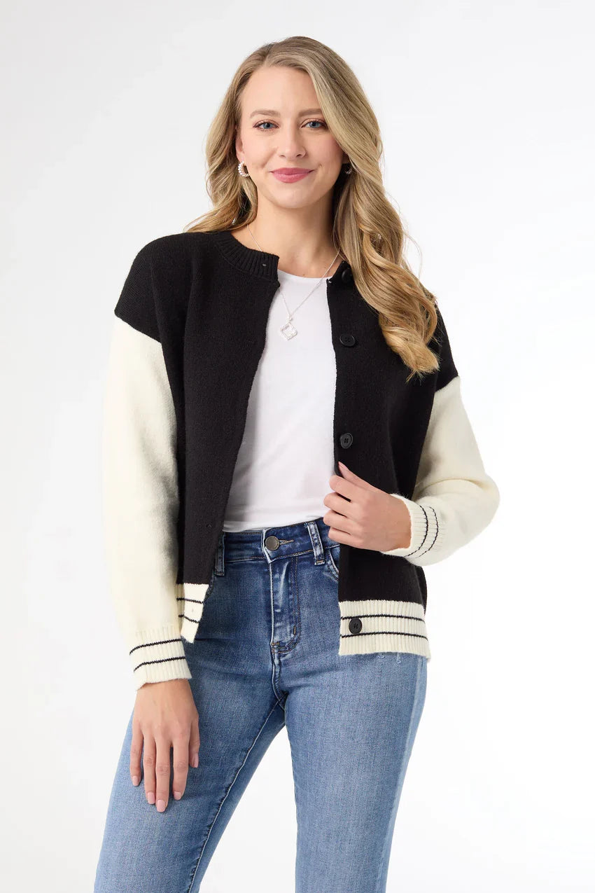 Landry Button Front Cardigan - XXL