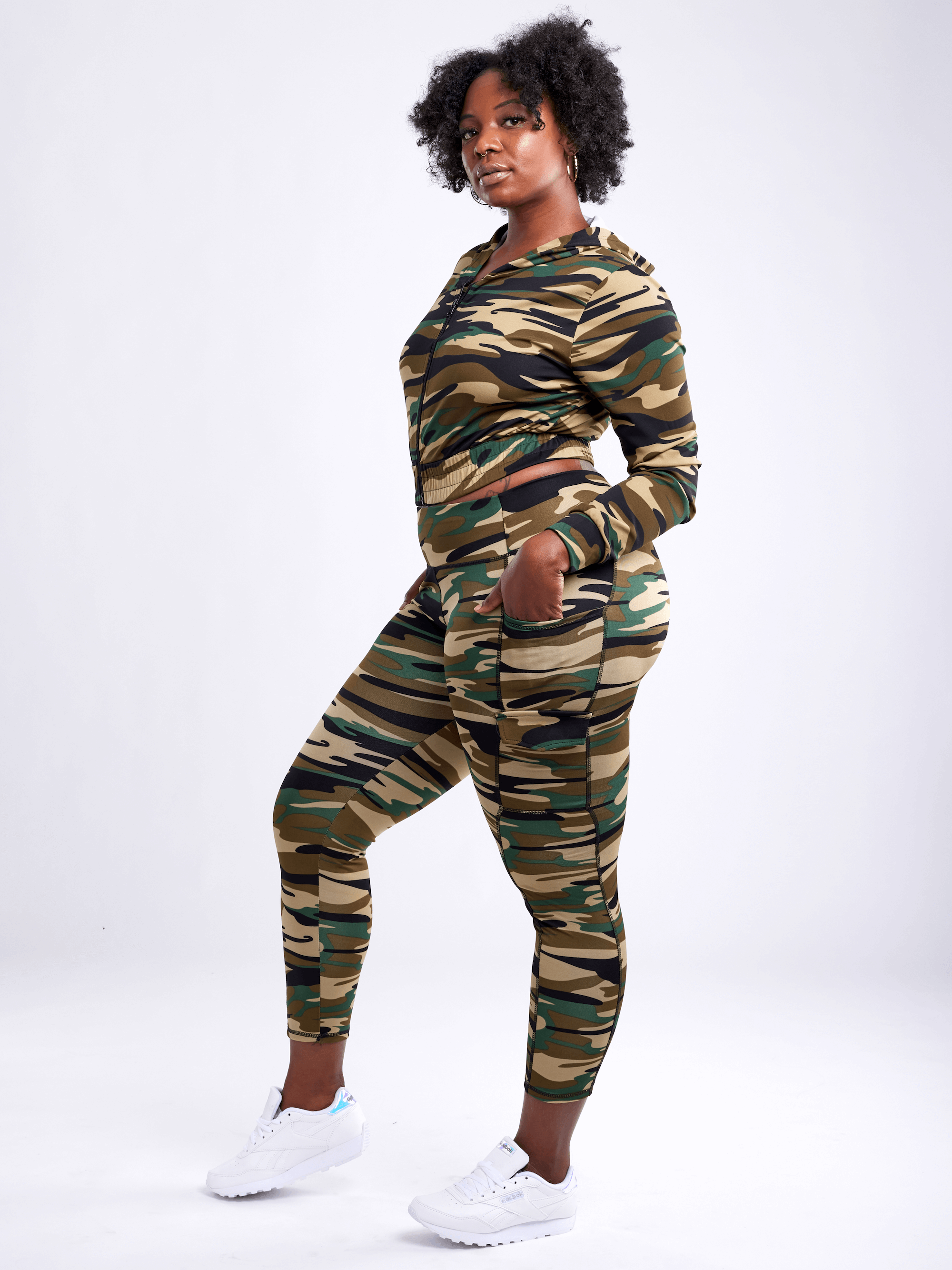 JupiterGear High-Waisted Leggings with Side Cargo Pockets
