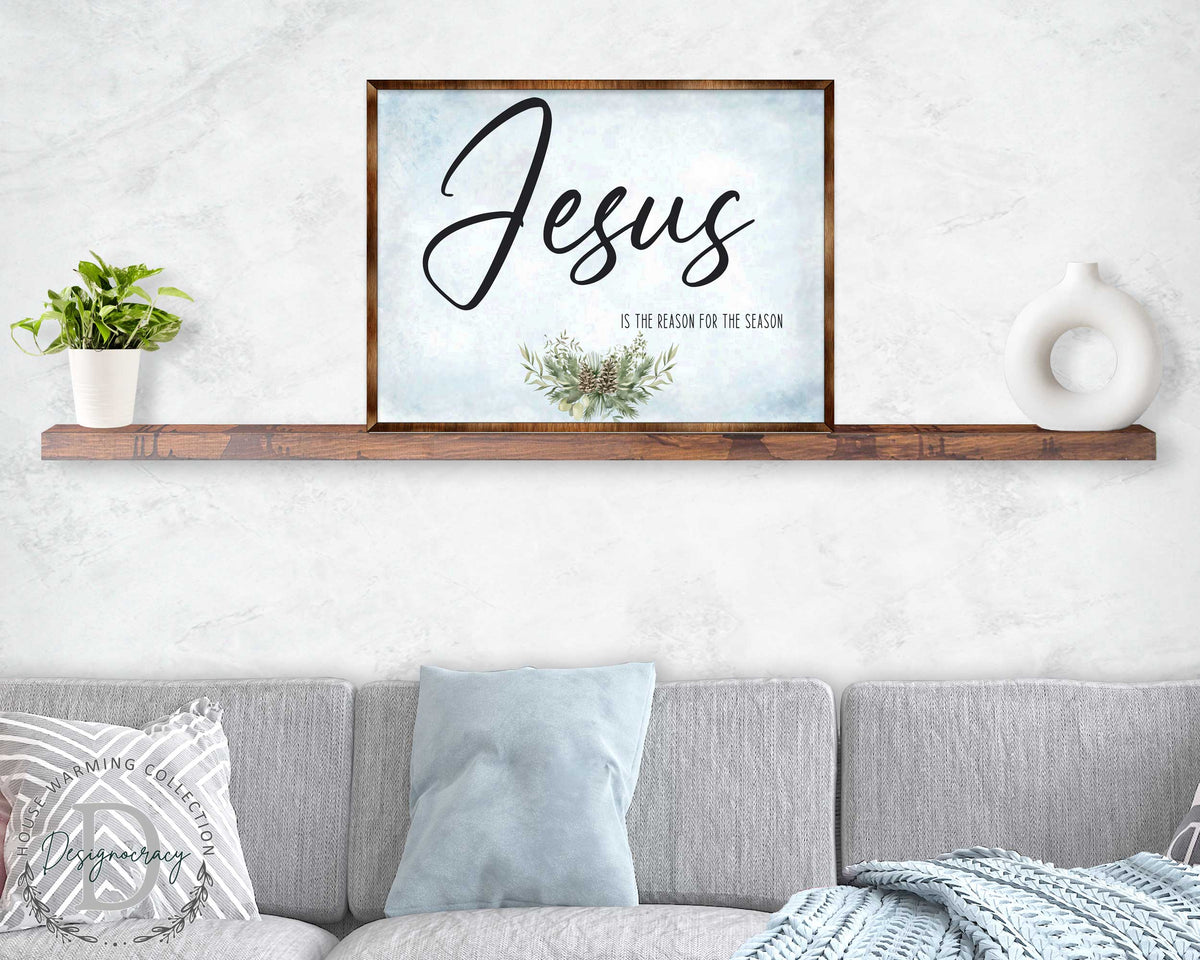 Jesus Wooden Christian Wall Art – Modern Farmhouse Sign