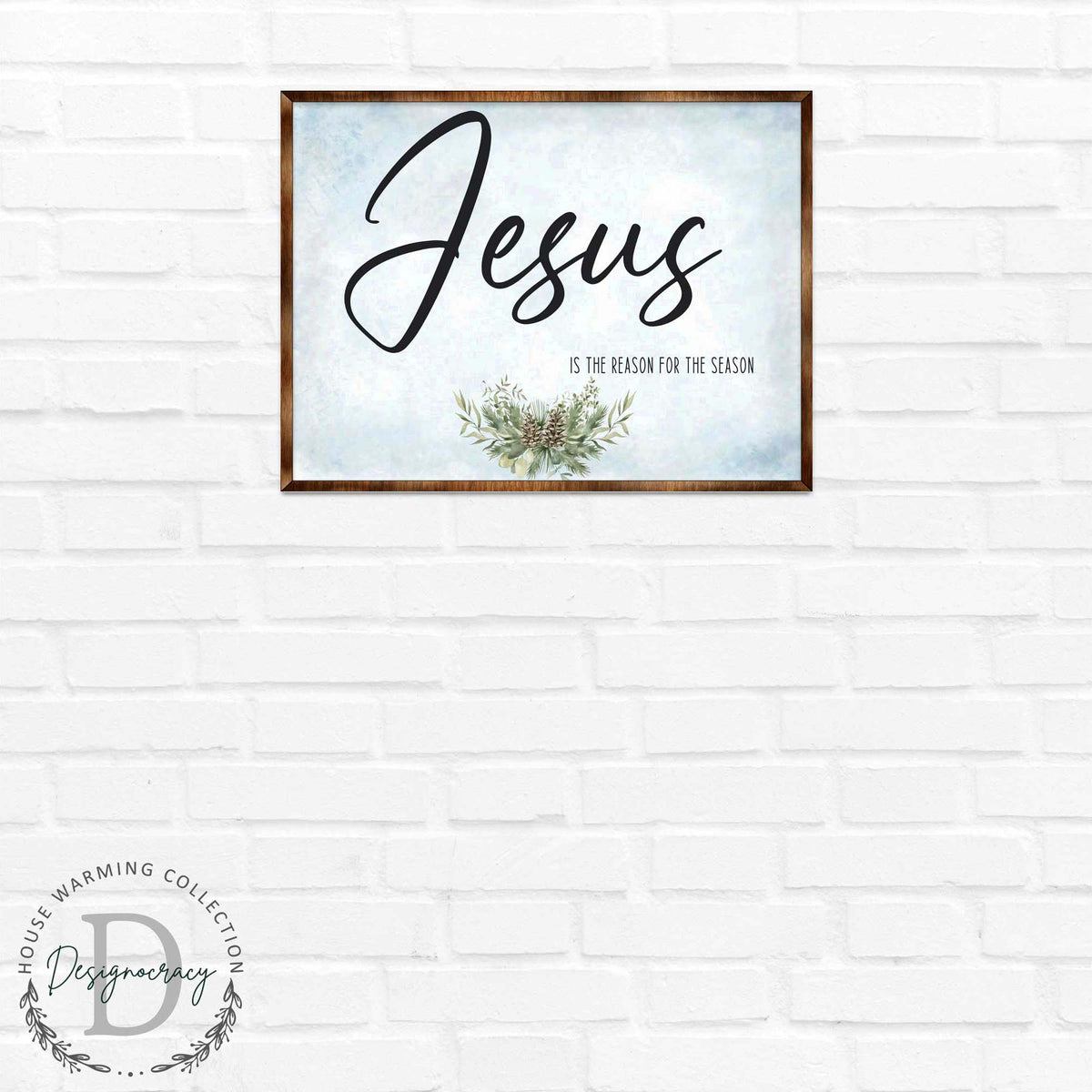 Jesus Wooden Christian Wall Art – Modern Farmhouse Sign