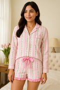 Pajamas Pink Rose Stripe