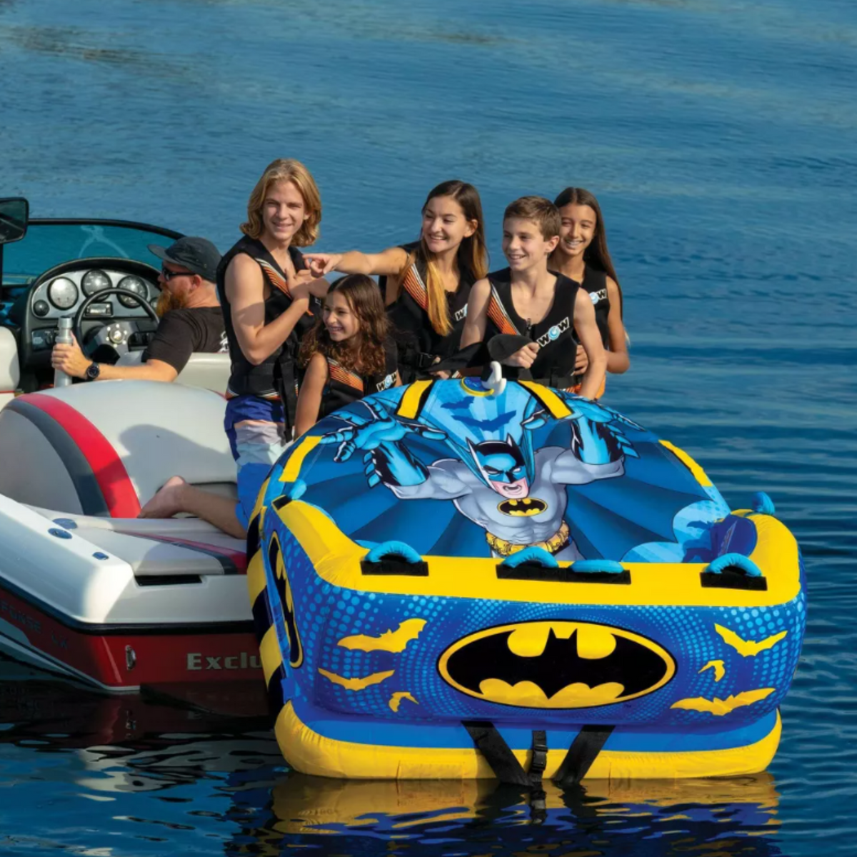 WOW Sports DC Comics Batman 2-Person Bubba Soft Top Towable
