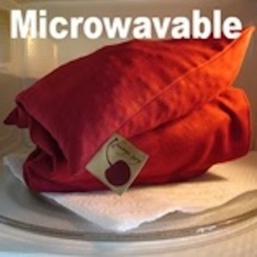Triple Square Pillow in Plush Red Ultra-Suede