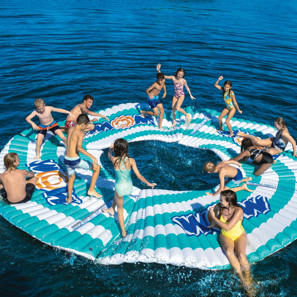 WOW Watersports Round Water Walkway & SUP Dock Island