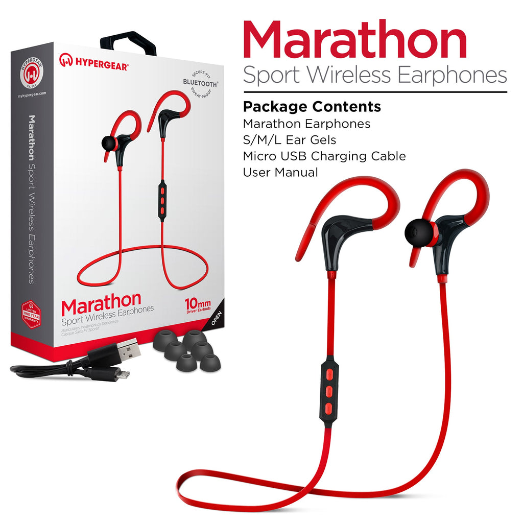 HyperGear Marathon Sport Wireless Bluetooth Earphones