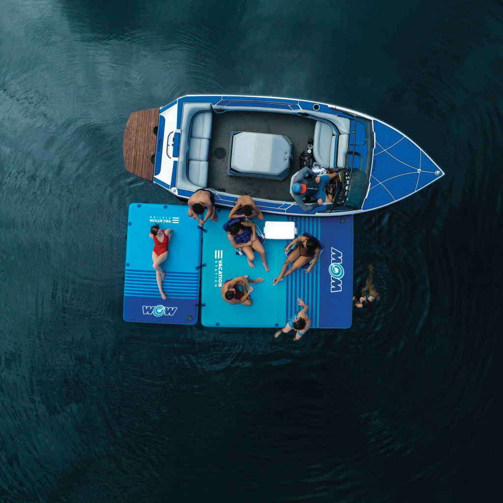 WOW Watersports 8'x5'x6" Drop Stitch Vacation Station Dock