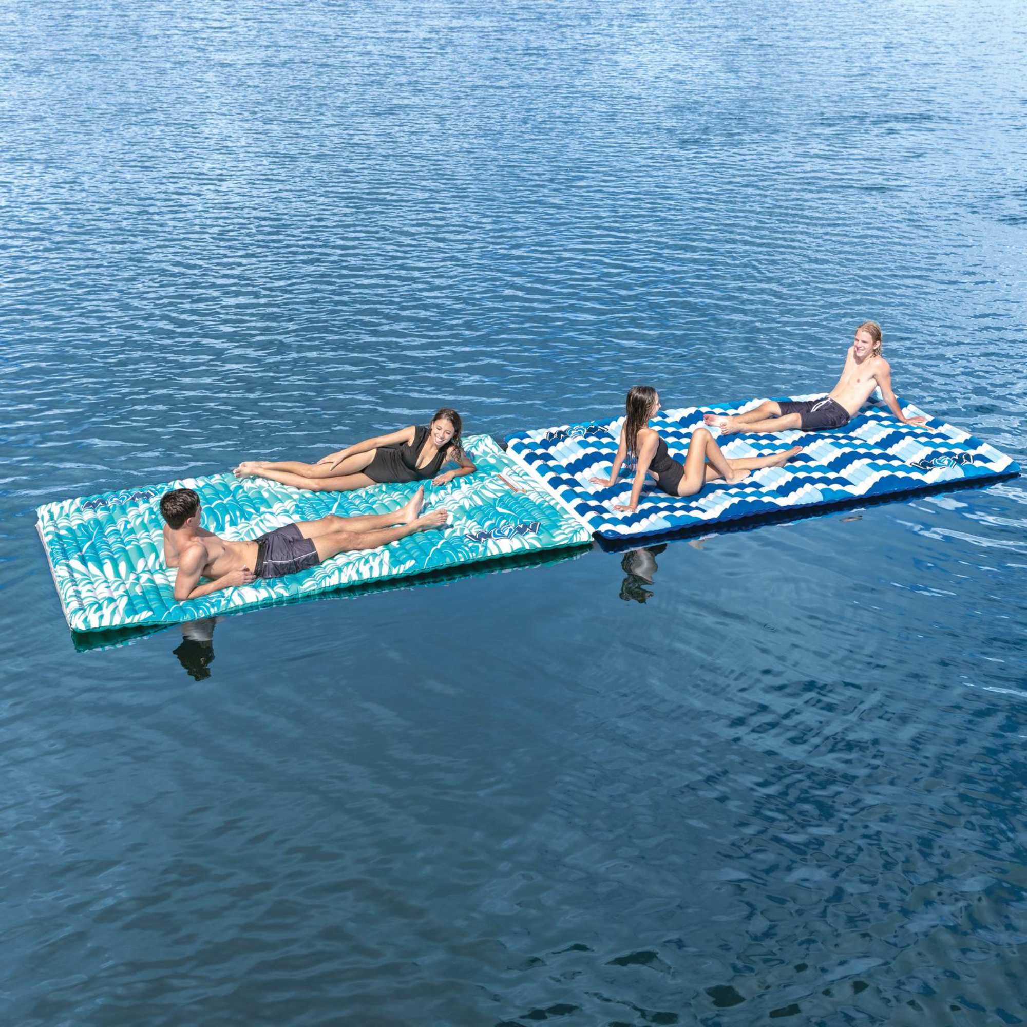 WOW Watersports Teal Palm Leaves Water Walkway
