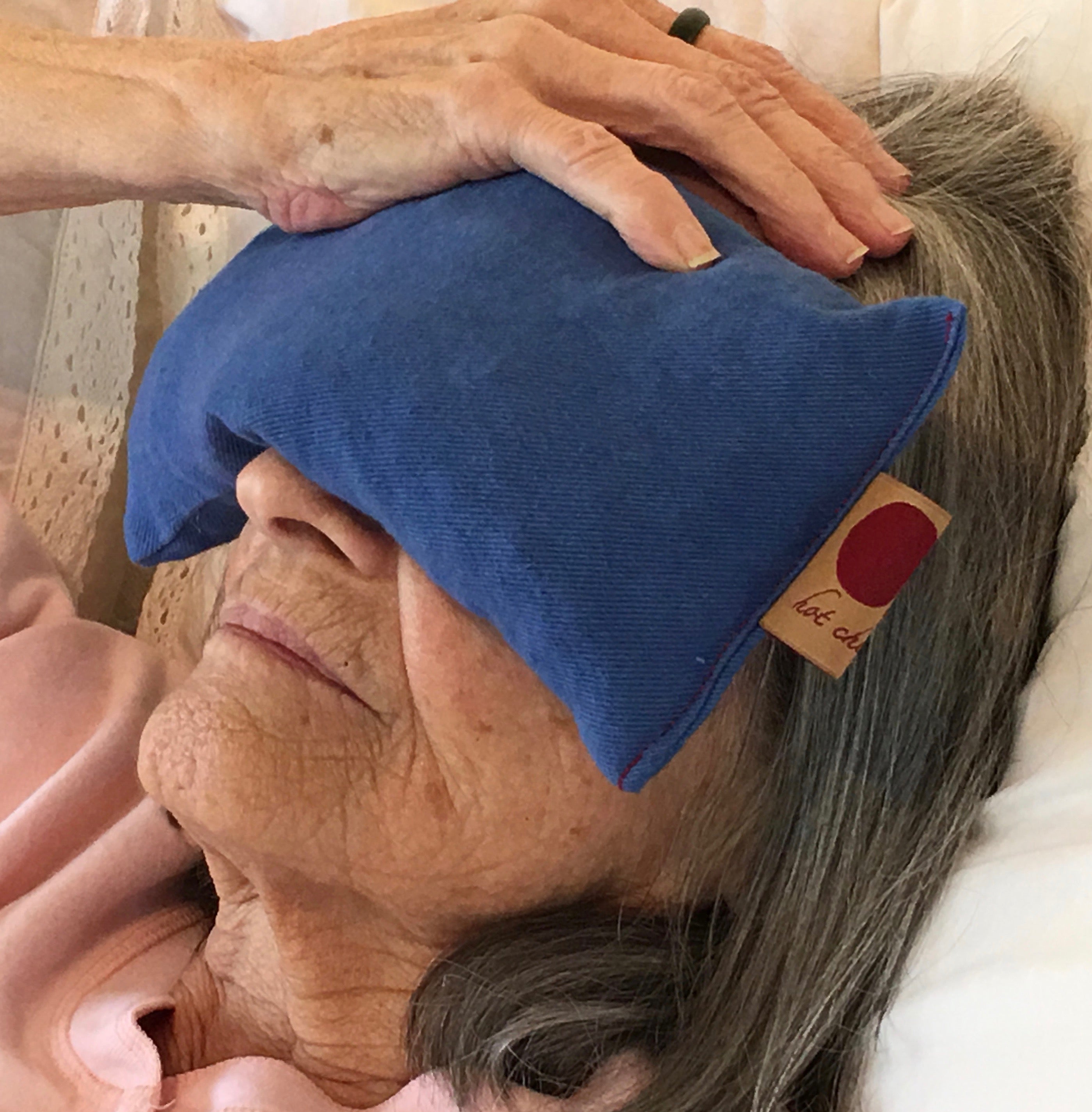Eye Pillow in Blue Denim