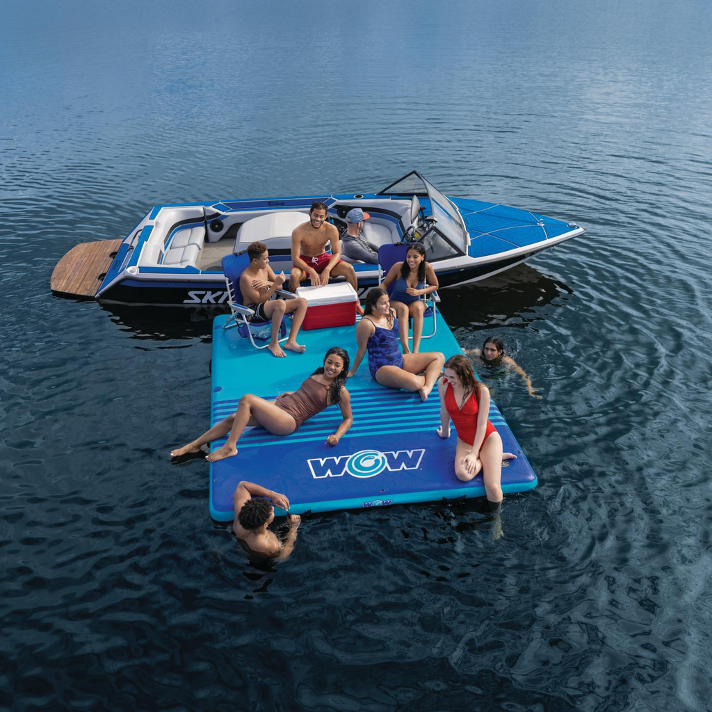 WOW Watersports 8'x5'x6" Drop Stitch Vacation Station Dock