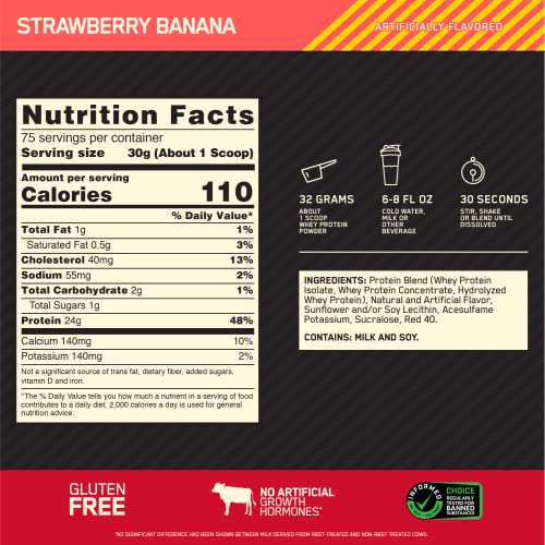 Optimum Nutrition Gold Standard 100% Protein Powder