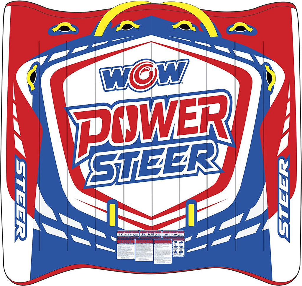 WOW Watersports Power Steer 3 Person 3P Steerable Deck Tube
