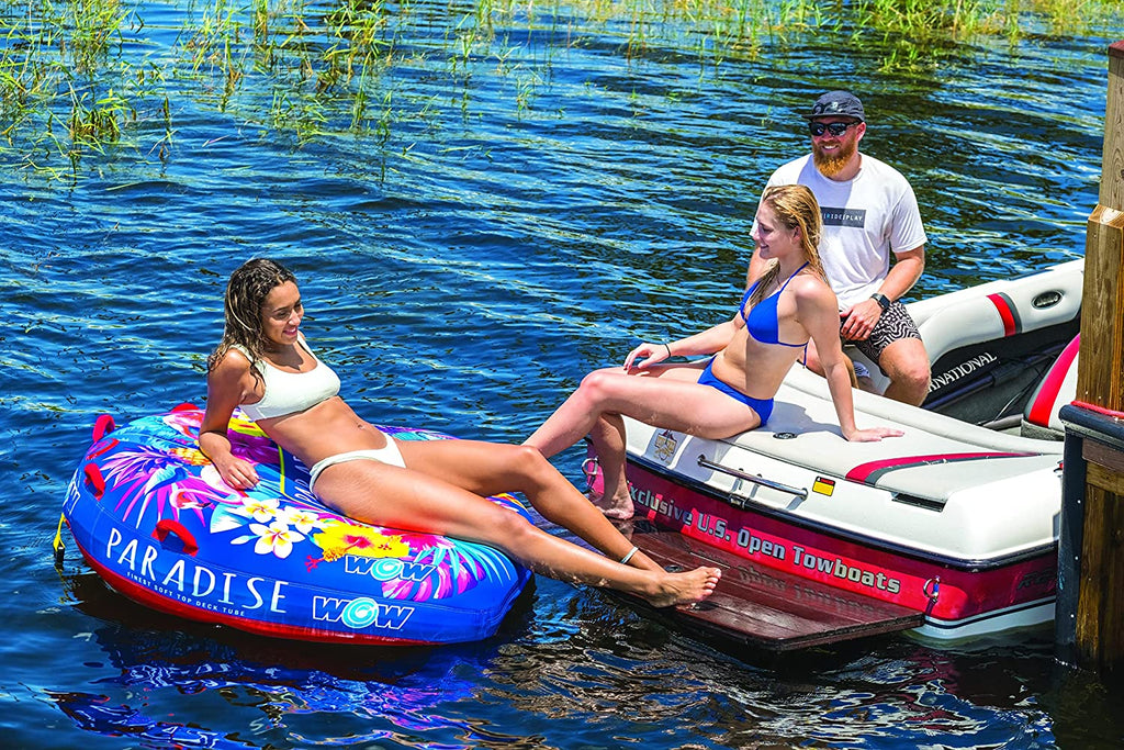 WOW Sports Paradise 2 Person 2P Soft Top Towable (22-WTO-3983)