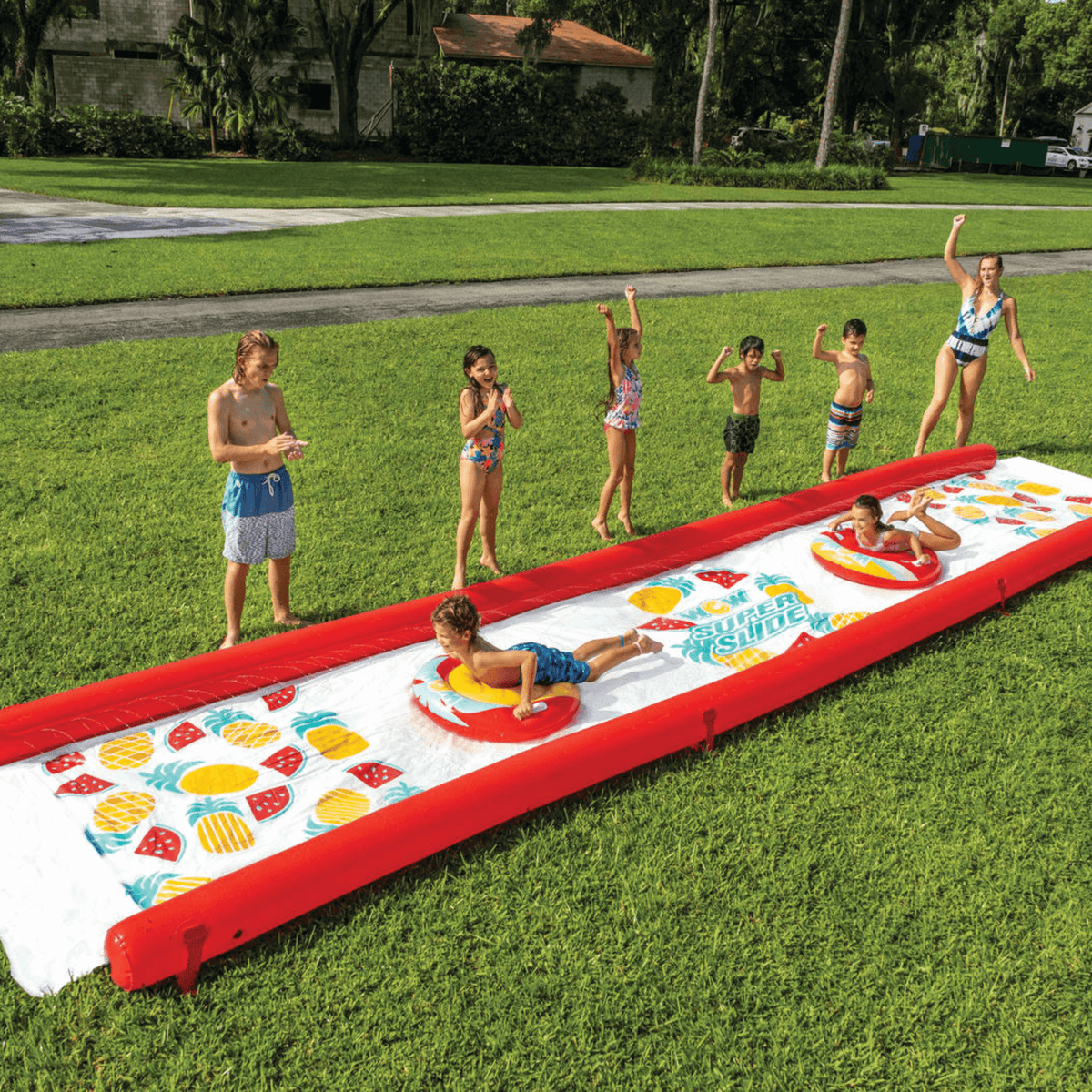 WOW Watersports Pineapple Super Backyard Lawn Slide