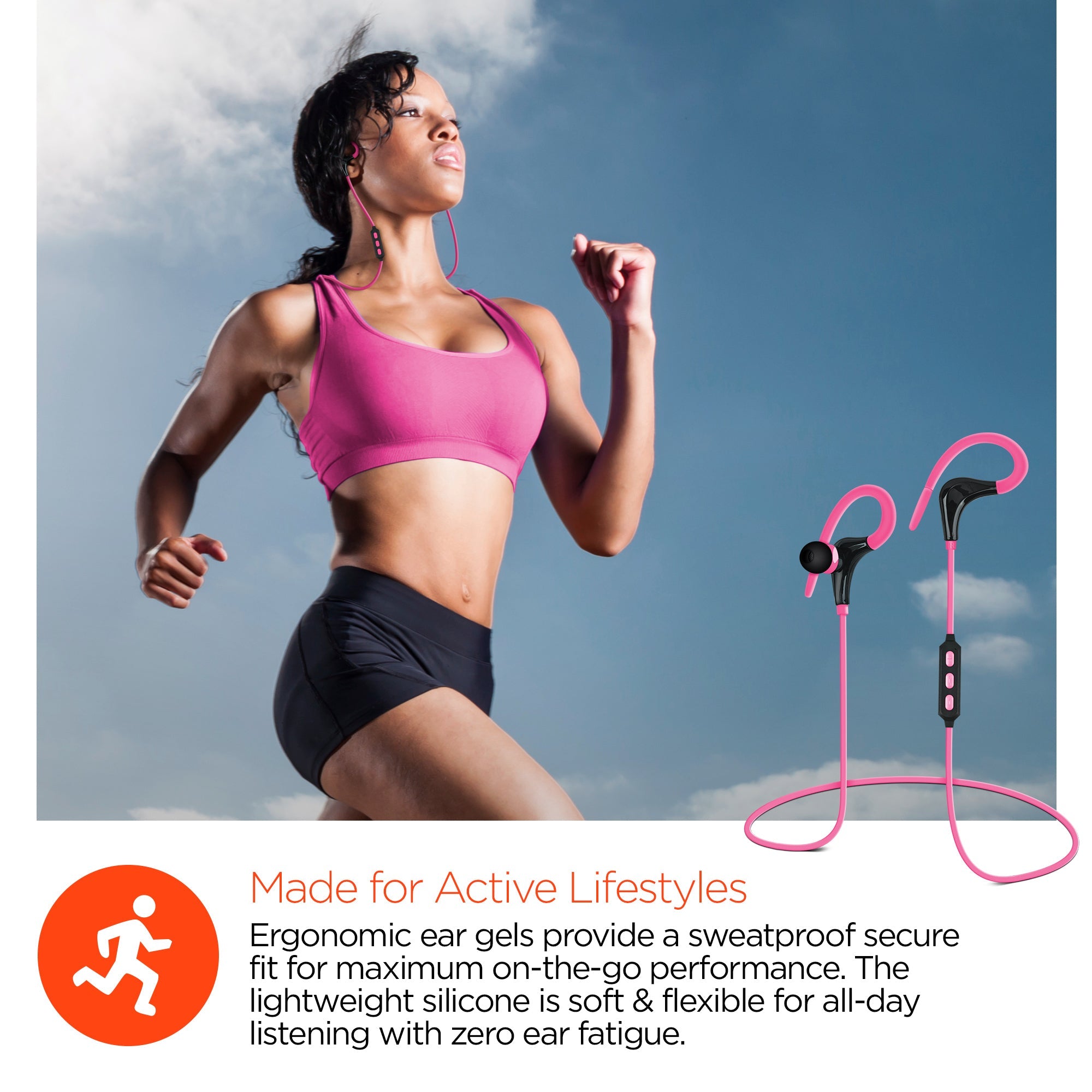 HyperGear Marathon Sport Wireless Bluetooth Earphones