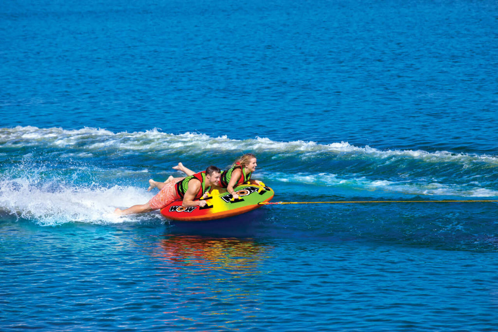 WOW Sports Uto Galaxy 1-2 Person Towable Water Tube For Pool and Lake (18-1080)