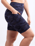 JupiterGear High-Waisted Sports Shorts with Double Side Pockets