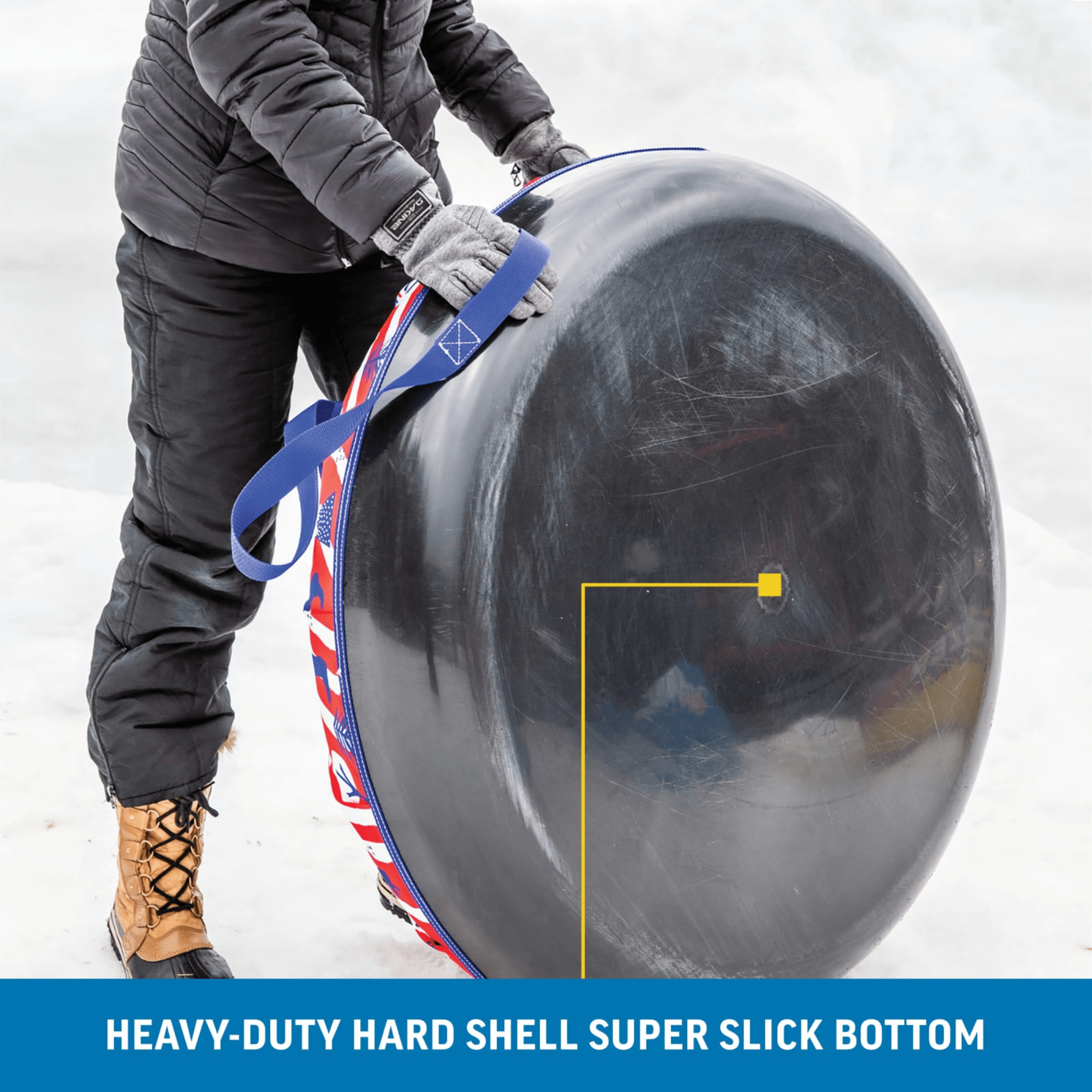 WOW Watersports Legend Hard-Bottom Snow Tube