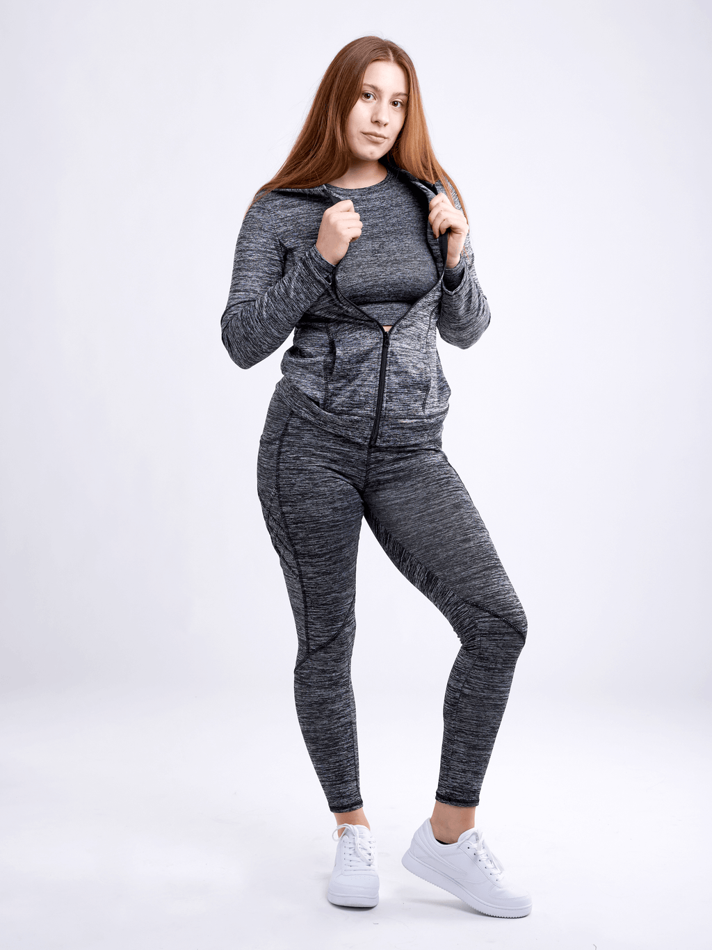 JupiterGear Athletic Fitted Zip-Up Hoodie Jacket with Pockets