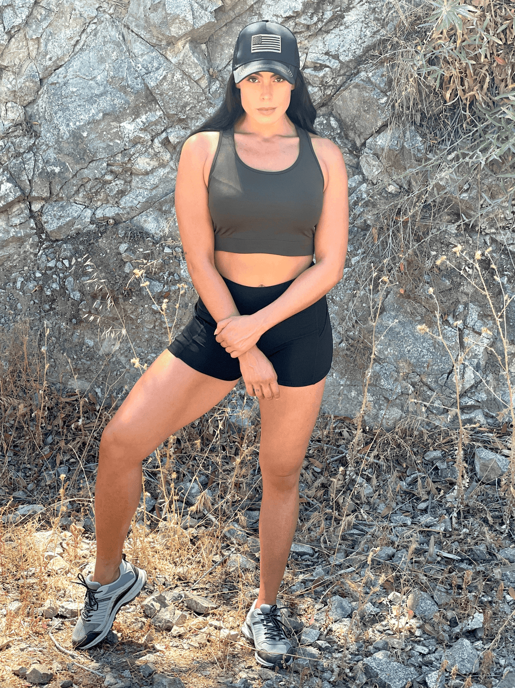 JupiterGear High-Waisted Athletic Shorts with Side Pockets