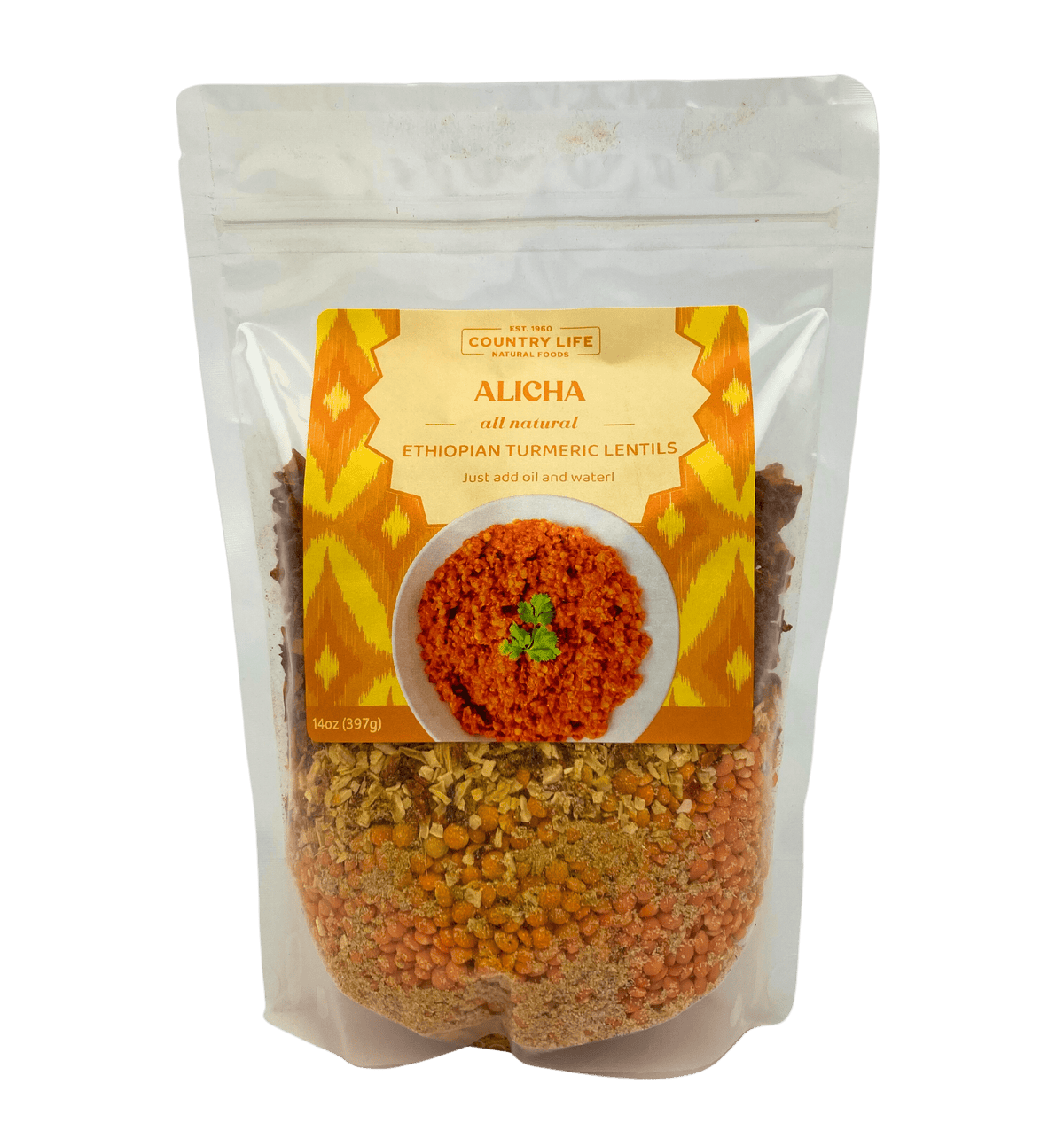 Alicha - Mild Ethiopian Red Lentils