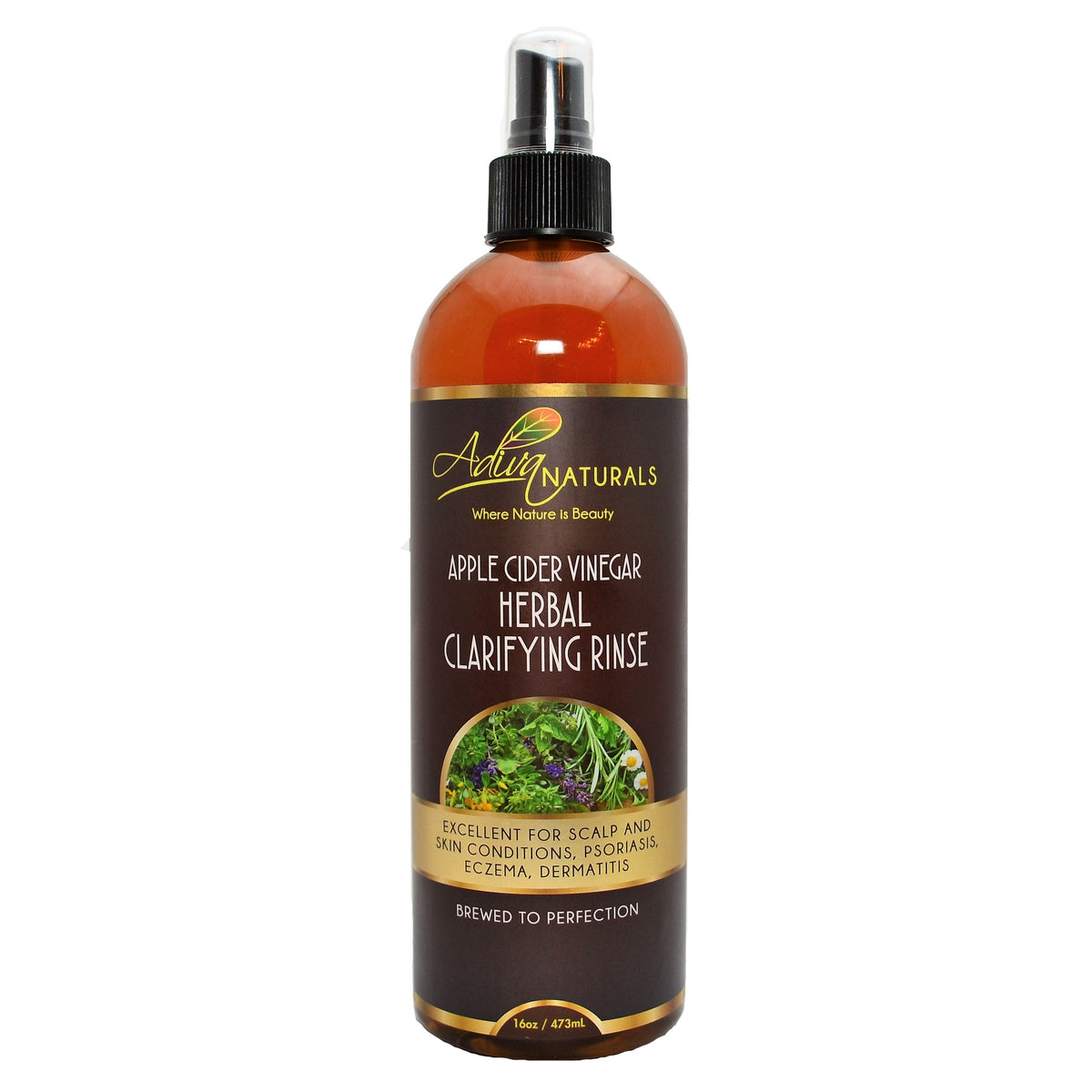 Apple Cider Vinegar Clarifying Herbal Rinse 16 oz | Full Size