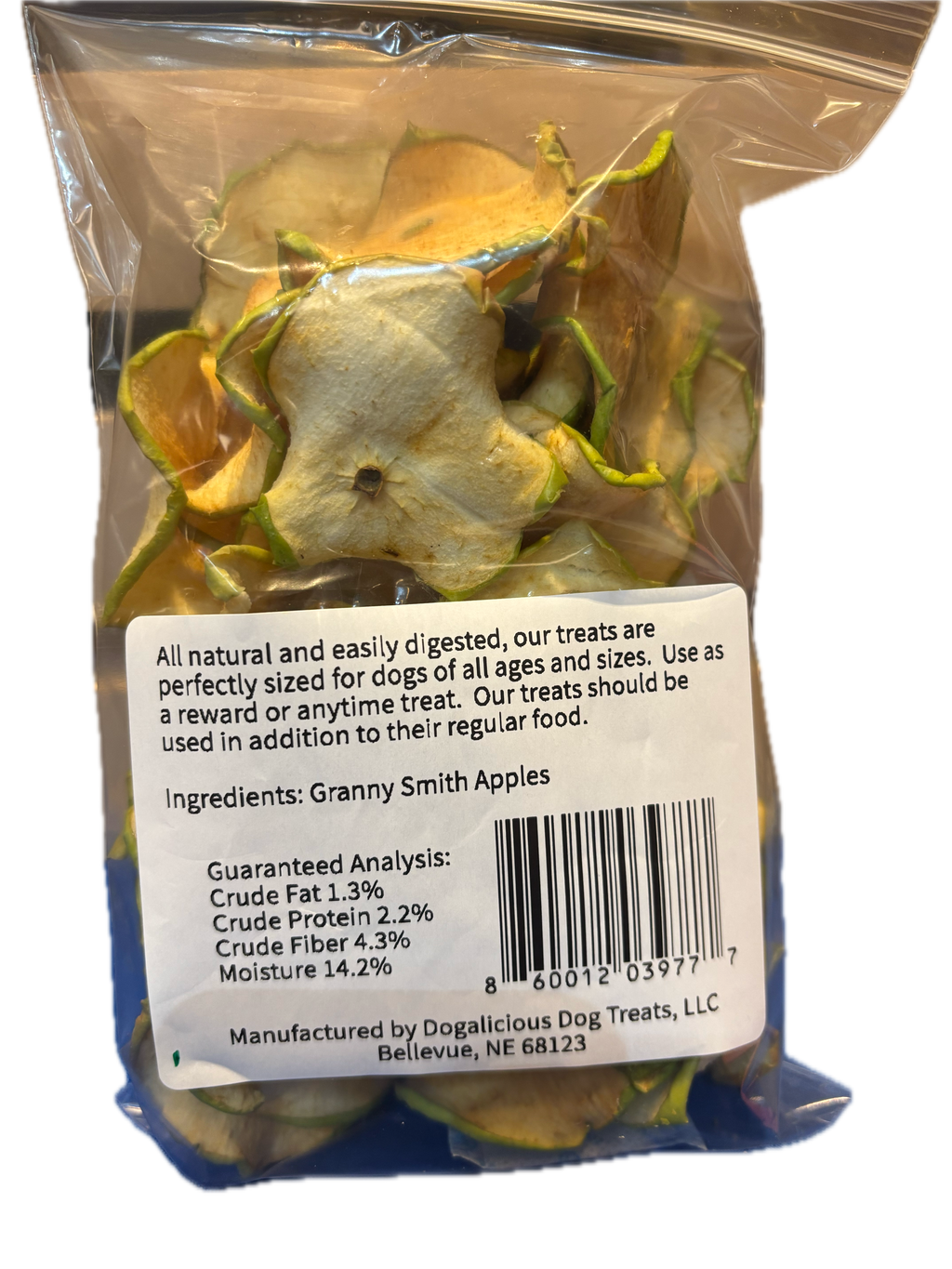 Dog Chips- Apple Chips - Large Bag