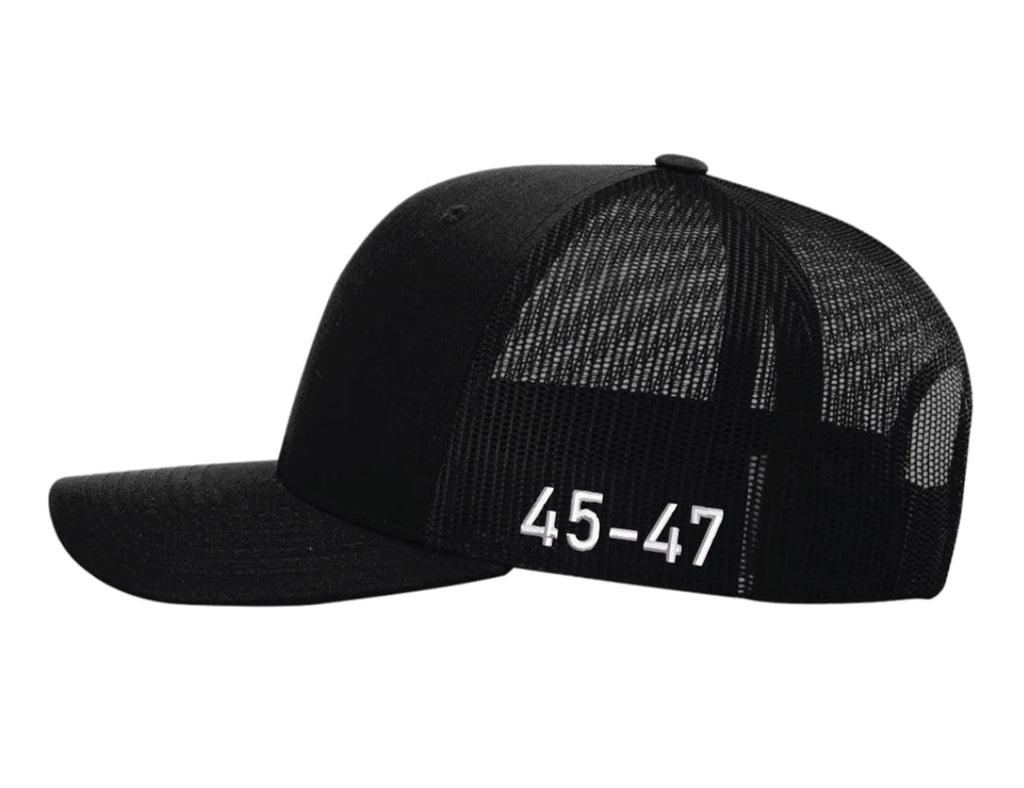 TRUCKER - AMERICAN FLAG W/ BLUE STRIPE