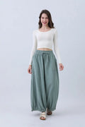 Women's Linen Pants – Relaxed Fit with Adjustable Cuffs