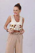 Boho Granny Square Crochet Vest