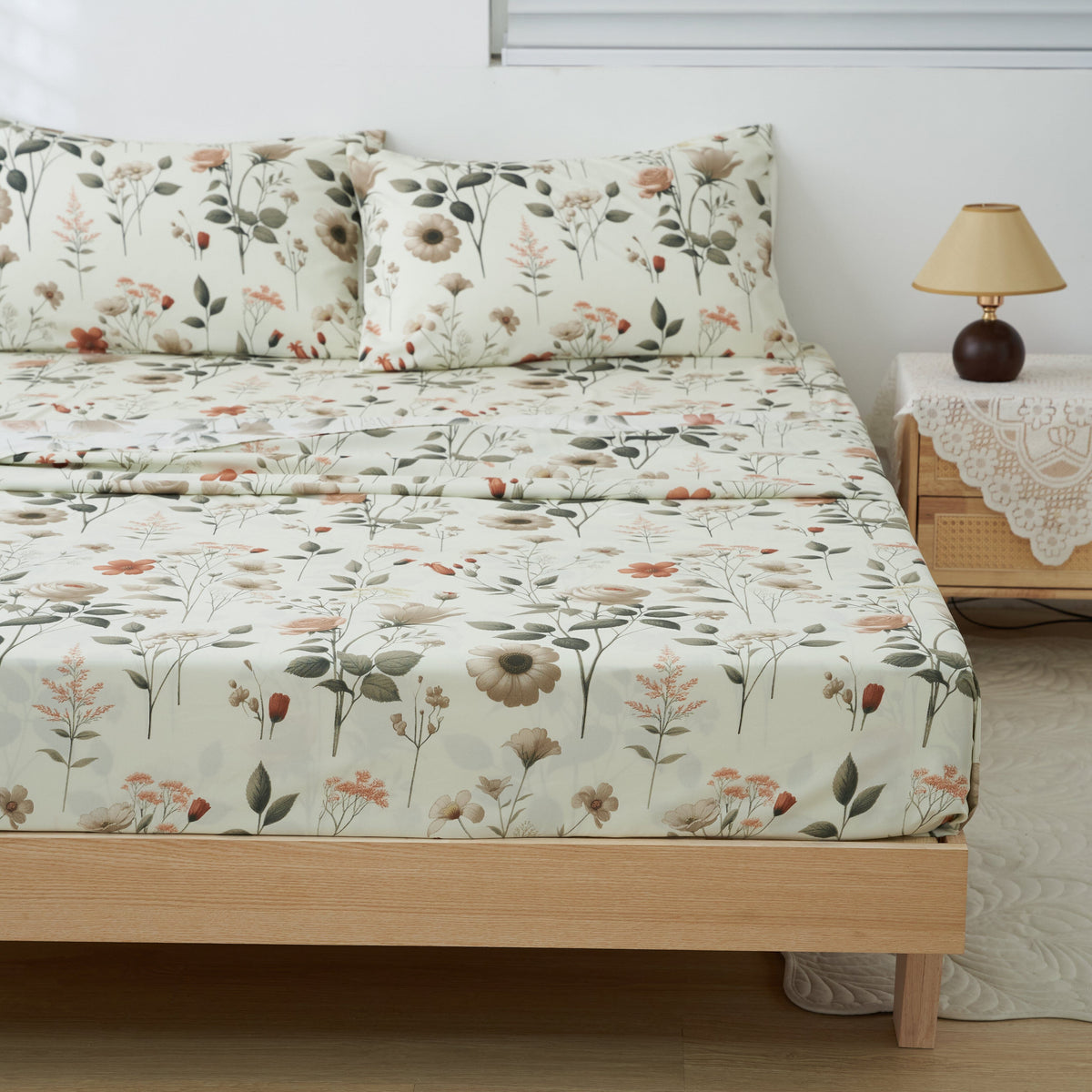 DaDalogy Enchanted Meadow Floral Bed-in-a-Bag Set