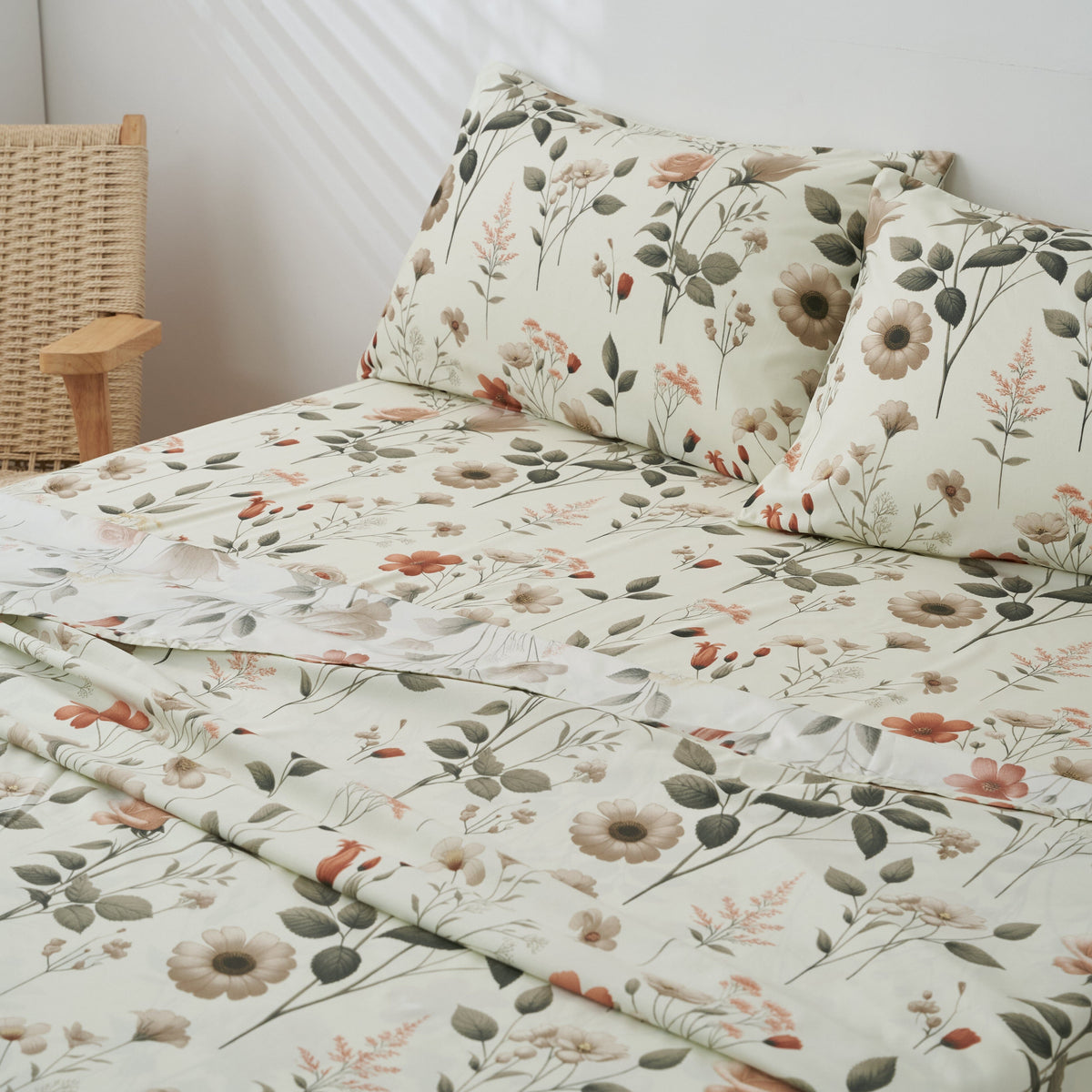 DaDalogy Enchanted Meadow Floral Bed-in-a-Bag Set